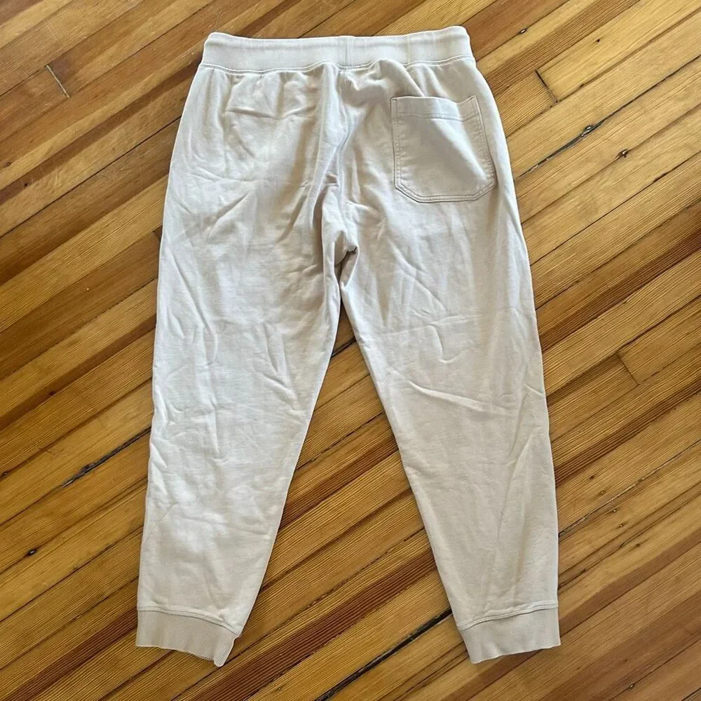 Helmut Lang Older / Wear Responsibly Sweatpant Joggers in Noble Tan Size XL